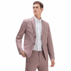Textured suit, classic button fastening