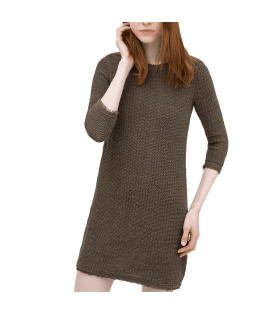 Fringed Textured Dress