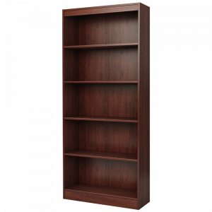 South Shore Smart Basics 5 Shelf Bookcase, Multiple Finishes 1