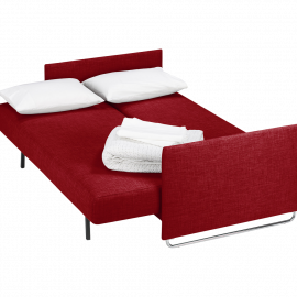 Tandom Red Sleeper Sofa