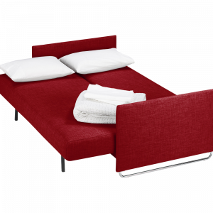 Tandom Red Sleeper Sofa
