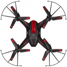WebRC - XDrone 2d Remote-Controlled Quadcopter - Black 2d