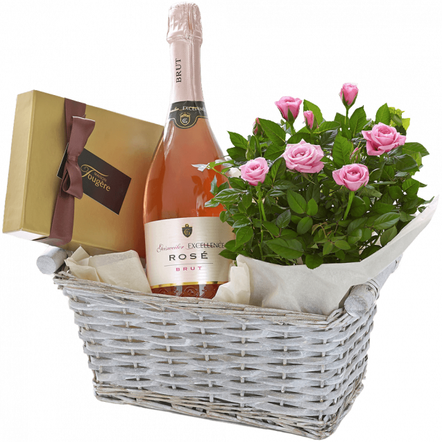 Luxury Red Wine Gift Basket