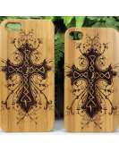 Celtic Cross iPhone 6 Case Wood Cover