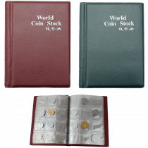 Pack Of 220 Coin Pockets Collection Collecting Storage