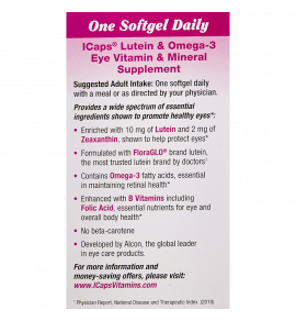 Eye Vitamin and Mineral Supplement 30 softgels