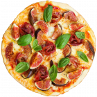 Pizza with figs