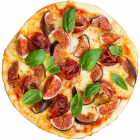 Pizza with figs