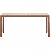 Strathwood Griffen All-Weather Wicker and Resin Dining Table