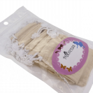 Beige Color Cotton Pouch with Drawstring for Gift Packaging