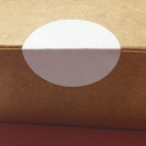 Kraft Gift Boxes with White Perforated Stickers