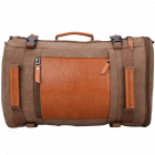 Witzman Men's Retro Canvas Travel Duffel Bag