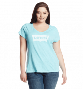 Batwing Slub V-Neck Tee