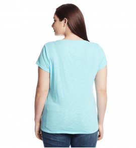 Batwing Slub V-Neck Tee
