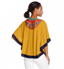 Scoop Neck Poncho