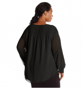 Essential Ruffle Front Blouse