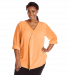 Essential Ruffle Front Blouse