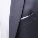 Textured Weave Suit, Breast Pocket Detail