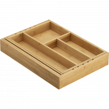 Expandable Bamboo Gadget Tray