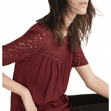 Guipure Lace Blouse