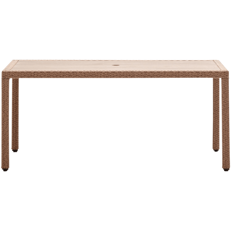 Strathwood Griffen All-Weather Wicker and Resin Dining Table
