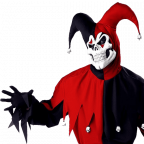 California costume mens adult red evil jester
