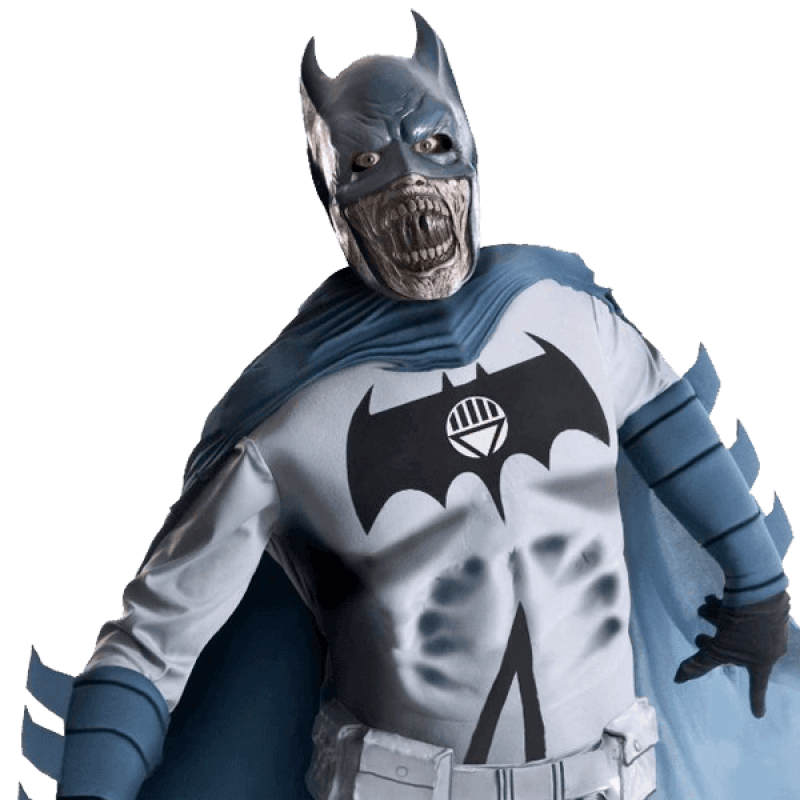 Adult deluxe zombie batman costume