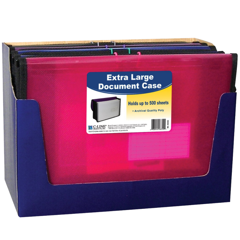 C-Line Extra Large Poly Document Case