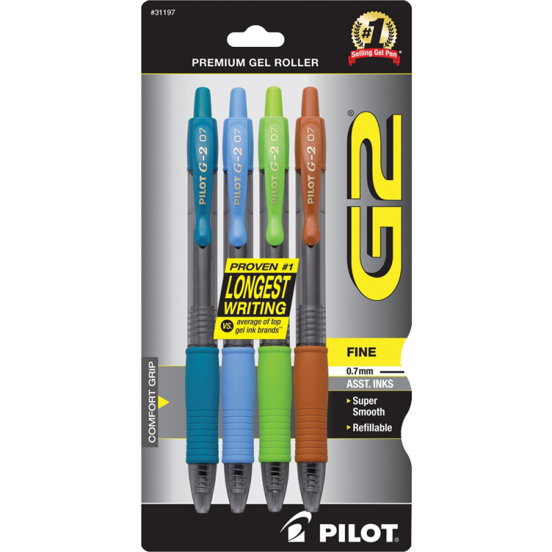 Pilot G2 Retractable Premium Gel Ink Roller Ball Pens