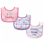 Luvable Friends I Love Mommy and Daddy Baby Bibs