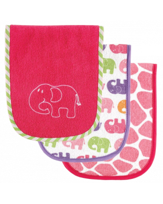 Luvable Friends Safari Themed Burp Cloths