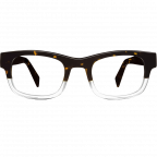 Huxley Eyeglasses in Jet Black for Men