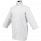 Chef Works JLCL-BLK-M Basic Chef Coat