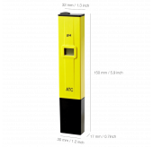 pH Meter Pen Tester With ATC