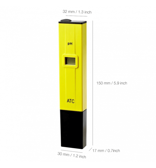 pH Meter Pen Tester With ATC