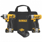 DEWALT DCK210S2 12-Volt Max Screwdriver-Impact Driver Combo Kit 