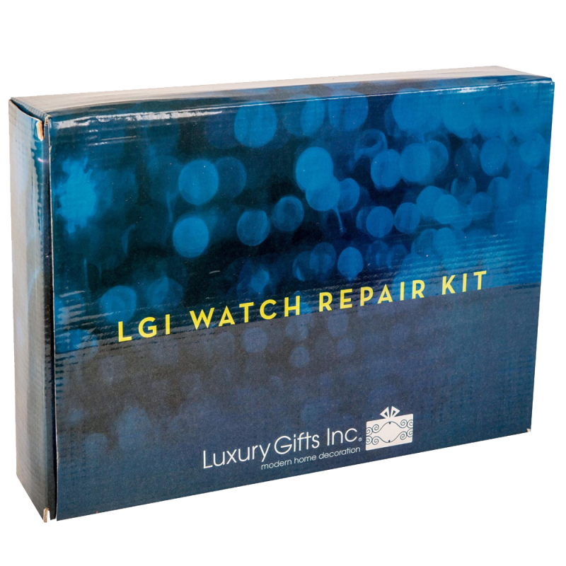 LGI Premium Watch Repair Kit with Reusable Aluminum Box 