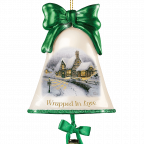 Christmas Ornaments- Thomas Kinkade Ringing In The Holidays Ornament Set