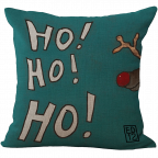 Comi Vintage Christmas Jolly Santa Clau Square Pillowcase Cushion Cover Case