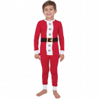 PajamaGram Santa Suit Christmas Matching Family Pajama Set 
