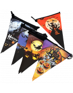 5 Set Triangle Flag Halloween Decorations Party 