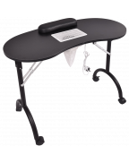 Giantex Folding Portable Vented Manicure Table Nail Desk