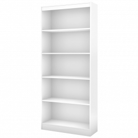 South Shore Smart Basics 5 Shelf Bookcase, Multiple Finishes 1