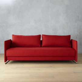 Tandom Red Sleeper Sofa
