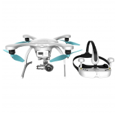 Parrot - Bebop 2 Quadcopter with Skycontroller 2 and Cockpit FPV Glasses - White 1d