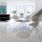 Elesgo Modern Black Laminate Flooring Super Gloss Extra Sensitive