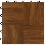Greatmats Max Tile Laminate Floor Tile 10 Pack (Dark Oak)