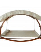 Leisure Season Swing Bed with Canopy