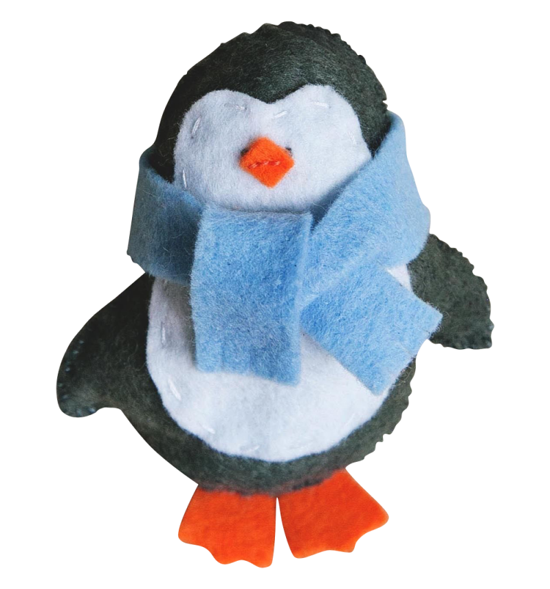 Handmade Stuffed Animals Penguins Felt Fleece Hanging Home Decor Gifts