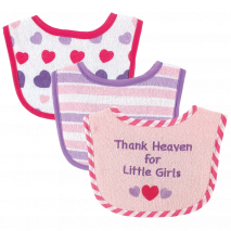 Luvable Friends I Love Mommy and Daddy Baby Bibs